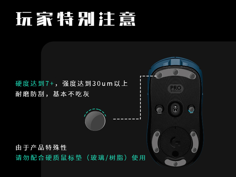 鼠標(biāo)玻璃腳貼、腳墊